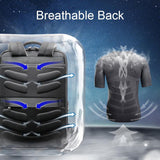 Silver Gray Multifunctional Anti-theft Laptop Backpack with Usb Charging Hole - 45-Degree Angle