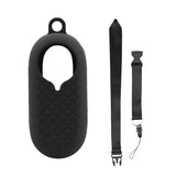 Silicone Camera Case Set with Lanyard for Insta360 Go2 - Black