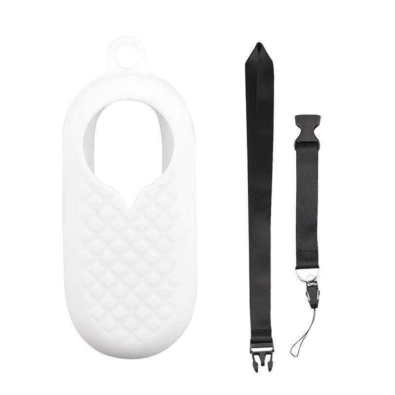Silicone Camera Case Set with Lanyard for Insta360 Go2 - Black