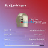 Arm Shape Usb Massage Gun For Muscle Relaxation - Red - Close-Up Angle