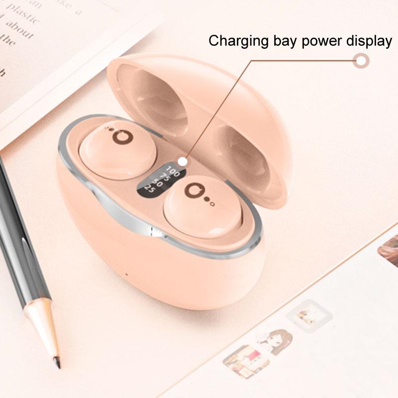 Mini Wireless Sports Earphones with Bluetooth for Sleep - S800 - Black