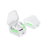 Wireless Gaming Earbuds - True Stereo Bluetooth 5.0 White - Front View
