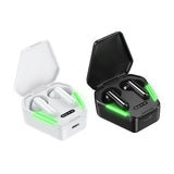 Wireless Gaming Earbuds - True Stereo Bluetooth 5.0 White - Side View