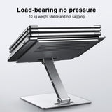 Lenovo Thinkplus Laptop Stand - Silver Desktop Compatible - Top-Down View