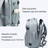 Spacious Travel Backpack For Laptops - Black - Extra Image