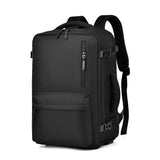 Spacious Travel Backpack For Laptops - Black - Extra Image