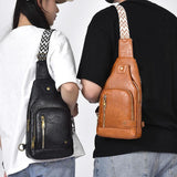 Versatile Single Shoulder Chest Bag For Motorcyclists - Black - Extra Image