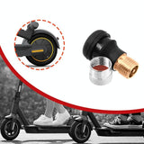 2-Pack Ninebot Max G30 Scooter Tires With Vacuum Nozzle - Black - Close-Up Angle