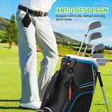 Grey Microfiber Golf Ball Cleaning Towel with Carabiner Hook - Low Angle