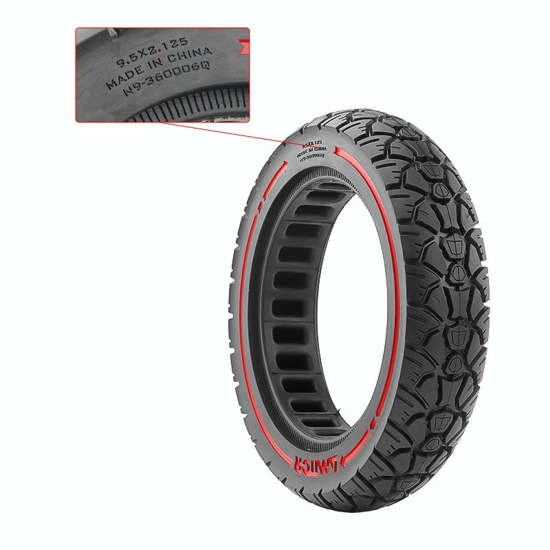 Universal 9.5 Electric Scooter with Off-road Tires - 230 x 50 - Red Line
