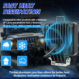 14W 9 - 30V 4 Inch Mixed Luminous Square Floodlight With Wire Set - Extra Image