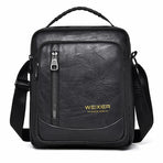 Waterproof Business Crossbody Bag Large Capacity - Black