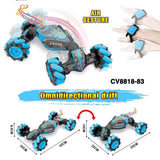 Gesture Control Twisting Car with Music and Deformation - Blue