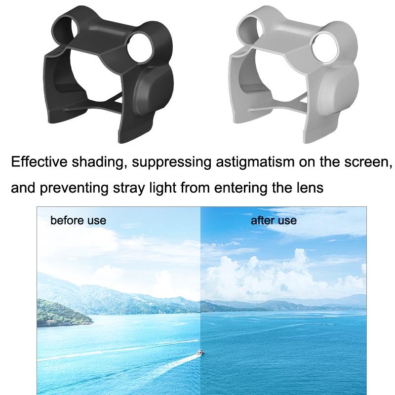 Anti-glare Gimbal Lens Hood for Dji Mini3 Pro - Black