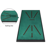Velvet Golf Swing Exercise Blanket with Track - 45-Degree Angle