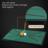 Velvet Golf Swing Exercise Blanket with Track - Rear View