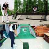 Velvet Golf Swing Exercise Blanket with Track - Low Angle