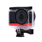 Waterproof Dual Lens Diving Case for Insta360 one r - 30m - Top-Down View