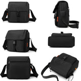 Waterproof Unisex Crossbody Bag For Couples - Black - Low Angle