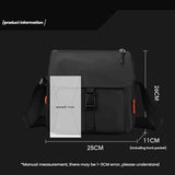 Waterproof Unisex Crossbody Bag For Couples - Black - Extra Image