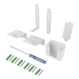 Multi-platform Earphone Wall Hook with Remote Control for Gaming Consoles - White