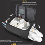 Large Capacity Sports Shoulder Bag With Wet / Dry Separation