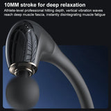 Handheld Electric Massager - Yesido Mg07 - Black - Close-Up Angle