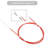 2-Pack Rear Disc Brake Cable For Xiaomi Mijia M365 Electric Scooter - Red - 45-Degree Angle