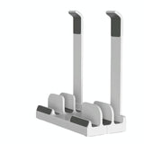 Versatile Laptop Stand with Storage and Cooling - Desktop Heightening Rack - Black