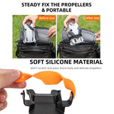 Fixed Propeller Guard for Dji Mini 4 Pro - Blade Holder - Orange - Low Angle