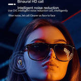 Wireless In-ear Gaming Earphones with Digital Display - Black - Rear View