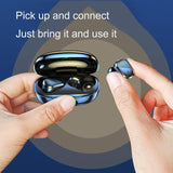 Wireless In-ear Gaming Earphones with Digital Display - Black - Extra Image