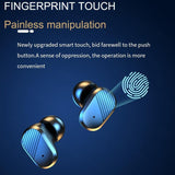 Wireless In-ear Gaming Earphones with Digital Display - Black - Extra Image