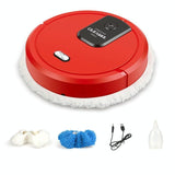 Smart Mopping Robot with Humidifier & Aroma Diffuser - Black - Side View