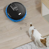Smart Mopping Robot with Humidifier & Aroma Diffuser - Black