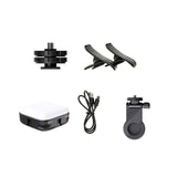 Portable V90 Led Fill Light for Mobile Beauty Live Streaming - Rear View