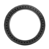 8x2.125 Inch No-inflate Tire for Ninebot Es1 / 2 / 4 Scooter - Black - 45-Degree Angle