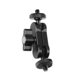 360 Pivot Magic Arm With Ball Head Bracket - Black - Front View