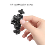 360 Pivot Magic Arm With Ball Head Bracket - Black - Close-Up Angle