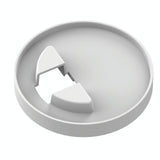 Desktop Bracket for Amazon Echo Show 10 - no Drilling Required - White - Close-Up Angle