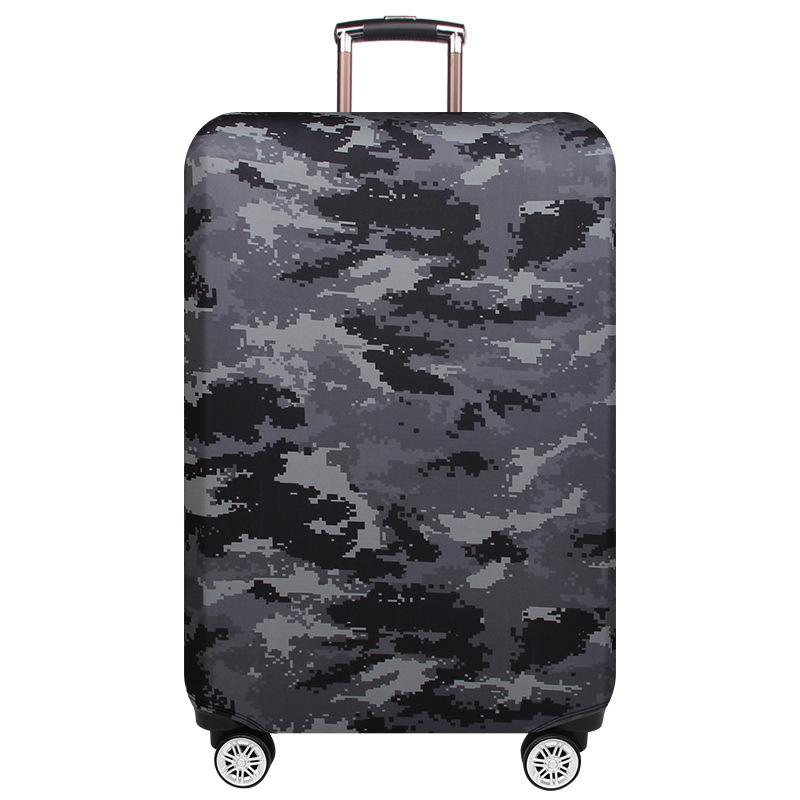 Protective Dustproof Cover for Travel Trolley Suitcase - Small Size - Camouflage 1