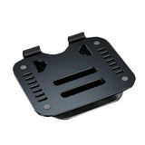 Aluminum Laptop Holder - Black - Top-Down View