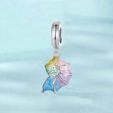 925 Sterling Silver Neon Conch Bracelet - Side View