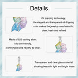 925 Sterling Silver Neon Conch Bracelet - 45-Degree Angle