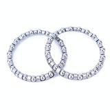 2-pack Silver Steering Bearings for Xiaomi M365 / Pro Scooter - Side View
