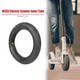 2-pack Rubber Inner Tubes for Xiaomi Mijia M365 Electric Scooter with Valve Cover - 45-Degree Angle