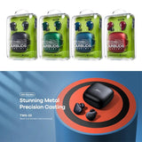 Green Tws-33 Bluetooth 5.0 True Wireless Earphones - Top-Down View