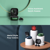 Green Tws-33 Bluetooth 5.0 True Wireless Earphones - Rear View
