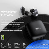 Green Tws-33 Bluetooth 5.0 True Wireless Earphones - Close-Up Angle