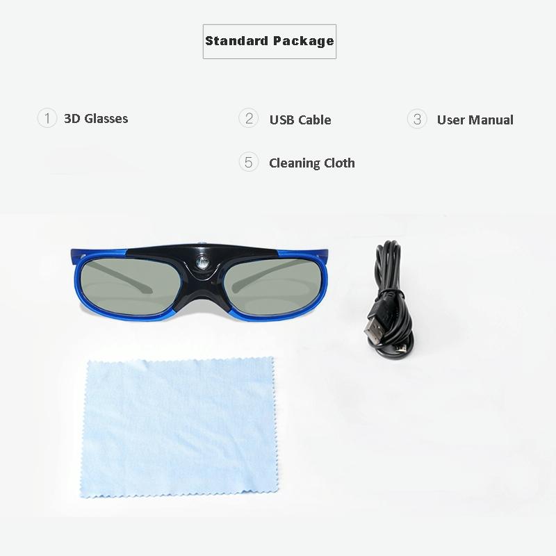 3d Glasses for Dlp Projectors - Rechargeable